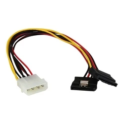 Καλώδιο StarTech 30 cm 4-Pin LP4 to SATA Y-Strom- LP4 to Serial-ATA Splitter Y (PYO2LP4LSATA) - Power Supply - 30 cm