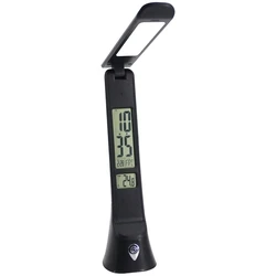 Φωτιστικό Γραφείου Avide LED Δερμάτινο Hugo Μαύρο 6W με Ημερολόγιο