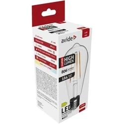 Λάμπα LED Avide ST58 4.9W E27 Θερμό 2700K Super Υψηλής Φωτεινότητας