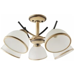 Κρεμαστό Φωτιστικό Οροφής Avide Brassik 5xE27