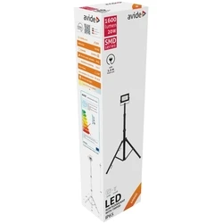 Προβολέας Εργασίας LED Avide Slim SMD 20W White 4000K 1 Head with Tripod