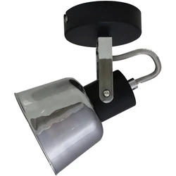 Φωτιστικό Τοίχου Avide Maya 1xE14 Socket Μαύρο