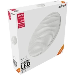 Φωτιστικό Οροφής Avide LED Oyster Selene 18W 330*68mm NW 4000K