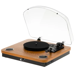 Default ADLER BT5.4 Wooden Turntable Bluetooth USB