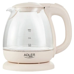 Βραστήρας Adler ELECTRIC GLASS 1L CREAM