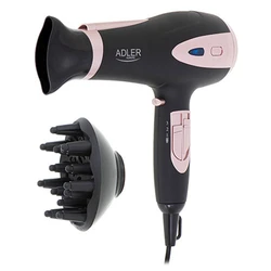 Πιστολάκι Μαλλιών Adler 2200W ION DRYER & DIFFUSER Black