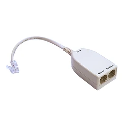 Splitter Powertech ADSL με Φίλτρο ADSL-05, Μπεζ