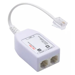 Splitter Powertech VDSL με φίλτρο ADSL-06, RJ11, λευκό