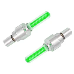 Καπάκι βαλβίδας Ποδηλάτου AG304B, LED, 6.5cm, 2τμχ, πράσινο