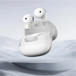 Bluetooth Handsfree Blackview Bt5.4 Ipx4 Waterproof Airbuds 20 With Charging Dock Frost White 