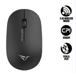 Ποντίκι Ασύρματο Alcatroz AIRMOUSE V Black 1200DPI