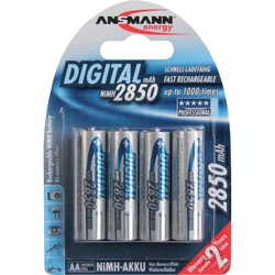 Μπαταρία Επαναφορτιζόμενη Ansmann AA NM 1.2V/ 2850mAh 1x4