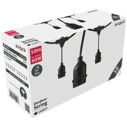 Εξωτερική Γιρλάντα Avide E27 10m 10 Θέσεων