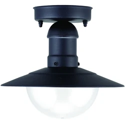 Εξωτερικό Φωτιστικό Οροφής Avide Imperial 1xE27 IP44 Black