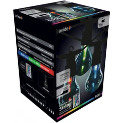 Εξωτερική Γιρλάντα Avide 5m Papaya RGB Με Δυνατότητα Επέκτασης- Με Τηλ/στήριο