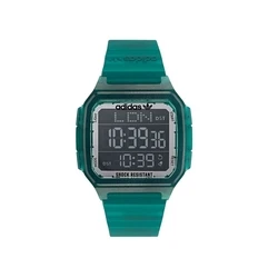 Ανδρικό Ρολόι Adidas Aost22048 (45mm) Καουτσούκ Λουράκι Πράσινο