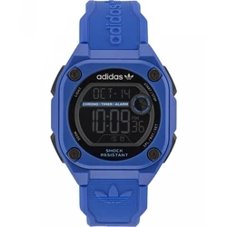 Ρολόι Unisex Adidas Aost23061 (45mm) Καουτσούκ Λουράκι Μπλε