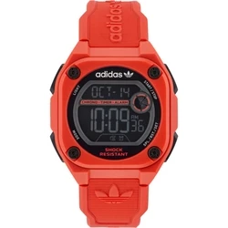 Ανδρικό Ρολόι Adidas Aost23063 (45mm) Καουτσούκ Λουράκι Κόκκινο