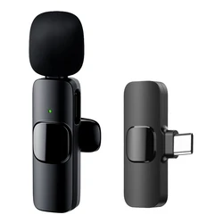 Ασύρματο Μικρόφωνο Apexel APL-MIC003, USB-C, 2.4GHz, Μαύρο