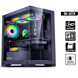 Κουτί Η/Υ Armaggeddon Gaming MATX AQUARON Black