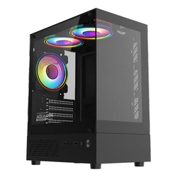 ARMAGGEDDON Aquaron Duplex 2 Chroma Micro Tower Κουτί Υπολογιστή Μαύρο
