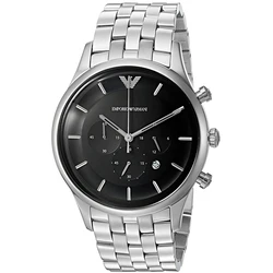Ανδρικό Ρολόι Armani Ar11017 (43mm) Μεταλλικό Μπρασελέ Ασημί