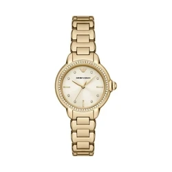 Emporio Armani Γυναικείο Ρολόι 32mm Μπαταρίας με Χρυσό Ατσάλινο Μπρασελέ AR11609
