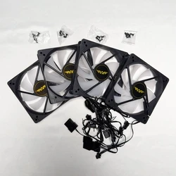 Case Fan Armaggeddon Cooling 4xfan Kit 12cm Argb Kit 5000 Black