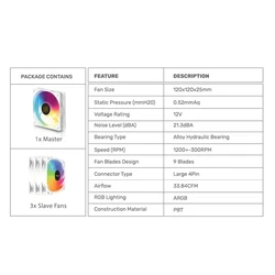 Case Fan Armaggeddon Argb S1 Black