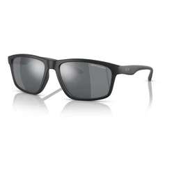Armani Exchange Ανδρικά Γυαλιά Ηλίου AX4122S 80786G 59/17/140 Μαύρο σκελετός, Γκρι φακοί