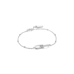 Γυναικείο Βραχιόλι Ania Haie B021-01H (19cm) από Ασήμι Grey