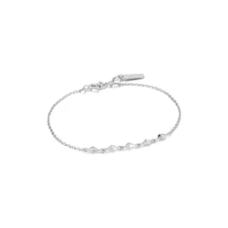 Γυναικείο Βραχιόλι Ania Haie B025-01H (19cm) από Ασήμι Grey