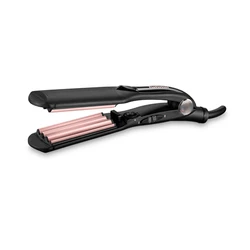 Ισιωτική Μαλλιών BaByliss The Crimper Texturizing iron Warm Black, Pink 1.8 m
