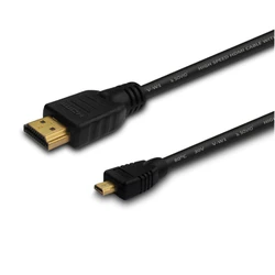 Καλώδιο HDMI Savio CL-39 1 m Type A (Standard) Type D (Micro) Black
