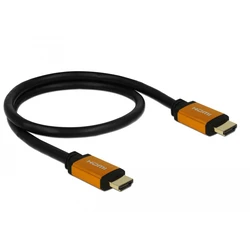 Καλώδιο HDMI DeLOCK 85726 0.5 m Type A (Standard) Black, Gold