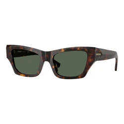 Burberry Γυαλιά Ηλίου Γυναικεία BE4441U 300271 (52/19/140) Καφέ Ταρταρούγα Σκελετός / Πράσινος Φακός UV400