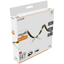 Ταινία LED Avide Blister 5V SMD5050 30LED Λευκό IP65 1m