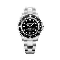 Ανδρικό Ρολόι Bobroff Bf0001J1 (44mm) Μεταλλικό Μπρασελέ Ασημί