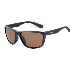 Bobroff Men's Sunglasses BFG0023-MC14P — Black Frame / Brown Polarized Lenses
