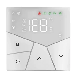 Smart Θερμοστάτης Πετρελαίου BHT-15GBLW, WiFi, χωνευτός, λευκός