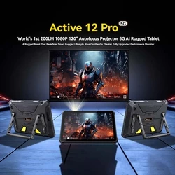 Tablet Blackview 5G Octacore 11' (16Gb+1T) Rugged Projector Black