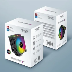 Ψύκτρα CPU Armaggeddon Argb Silent 12cm 4 Heat Pipes White