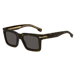 BOSS Men's Sunglasses HG 1501/S 086/IR — Brown Acetate Square Frame