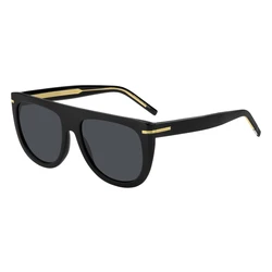 Γυαλιά Ηλίου BOSS Γυναικεία HG 1655/S 807 (56/19/145) - Μαύρος κοκάλινος σκελετός, Γκρι φακοί