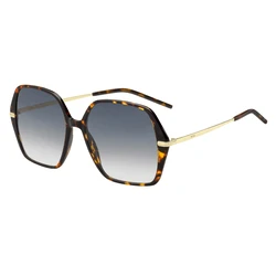 Γυναικεία Γυαλιά Ηλίου HUGO BOSS BLACK BOSS1660/S 2IK (57-17-140 mm) - Μαύρο πλαίσιο, Γκρι φακοί, Κατηγορία 2