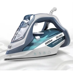 Σίδερο Ατμού Bruno Supreme Slide Brn-0146 Με Κεραμική Πλάκα, 3000w