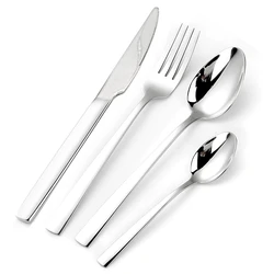 Σετ Μαχαιροπίρουνα Bruno Ανοξείδωτα Dioni, Ασημί, 16Τμχ