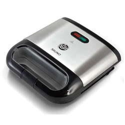 Τοστιέρα Bruno Brn-0165, 2 Θέσεων, 800w, Αντικολλητικές Πλάκες, Inox