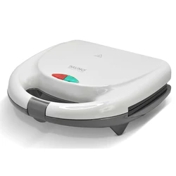 Τοστιέρα Bruno Brn-0166, 2 Θέσεων, 800w, Αντικολλητικές Πλάκες, Λευκή