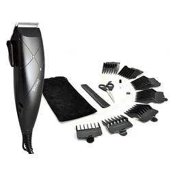 Κουρευτική Μηχανή Bruno BRN-0197 Ρεύματος με εξαρτήματα και τσαντάκι, Μαύρη